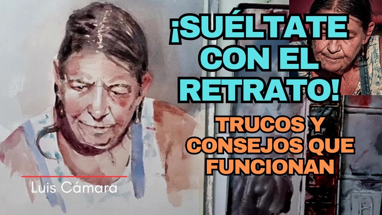 RETRATOS EN ACUARELA: TRUCOS Y CONSEJOS que funcionan