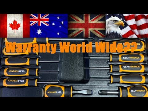 How Does Gearwrench Warranty Work World Wide?