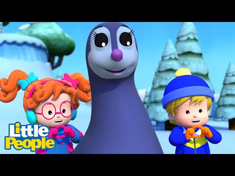 Mia Makes a New Friend in Snowglobia | 2 Hours of Preschool Learning | Little People – Fisher Price - Kids TV Series, Kingdom Kids Zone - Little People - Fisher Price