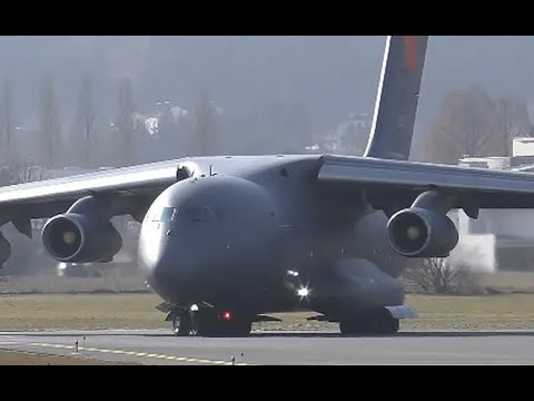 4K | Two Minutes "Extreme Sound!" | Y-20A - PLAAF at LOWI-Innsbruck Airport | 03.2023