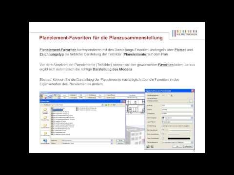 Allplan 2014 - Arbeiten mit Darstellungsfavoriten in der Konstruktion und Planelementfavoriten