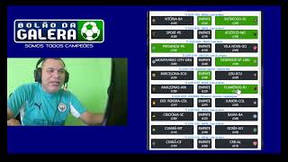 Palpites bolao da galera 10 jogos