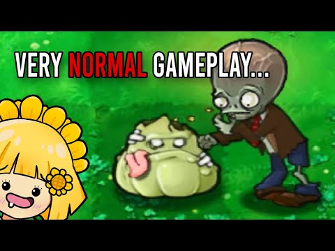 This is a very normal pvz gameplay... #plantsvszombies #pvz