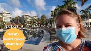 Dreams Riviera Cancun All Inclusive Resort Tour | COVID Travel Vlog