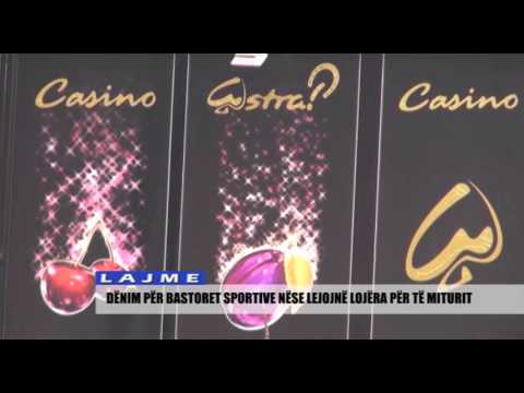 DËNIM PËR BASTORET SPORTIVE NËSE LEJOJNË LOJËRA PËR TË MITURIT