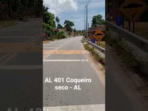 Passando pela BR 401 em Coqueiro seco