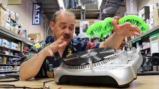 Video thumbnail for Review of The Gemini TT-1100USB Belt Drive Turntable, transfer Vinyl to PC or Mac by expert island