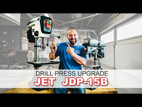 HUGE UPGRADE for My Small Shop - JET Woodworking JDP-15B Drill Press