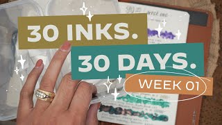 Currently Inked with a Twist · 30 Inks, 30 Days #1 · Japanese Fountain Pens + Ink Swaps