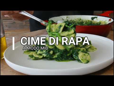 ORECCHIETTE ALLE CIME DI RAPA A MODO MIO  orecchiette cime di rapa