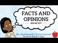 ✏️ Facts and Opinions for Kids | What are they? | Reading and Writing Comprehension