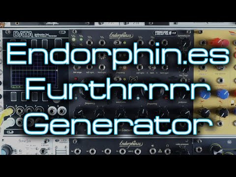 Endorphin.es FURTHRRRR GENERATOR (Black) Eurorack Dual Complex Oscillator Module image 2