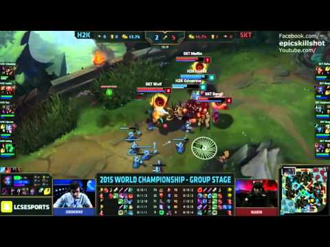 Highlight SKT vs H2K World Championship 2015 ROUND 2