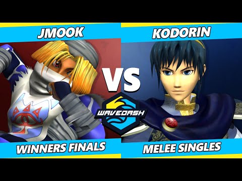 Wavedash 2023 Winners Finals - Jmook (Sheik) Vs. KoDoRiN (Marth) Smash Melee - SSBM