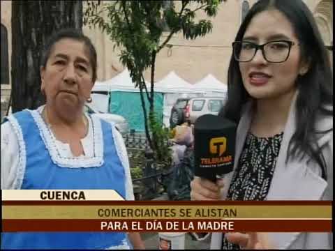 Comerciantes se alistan para el día de la madre