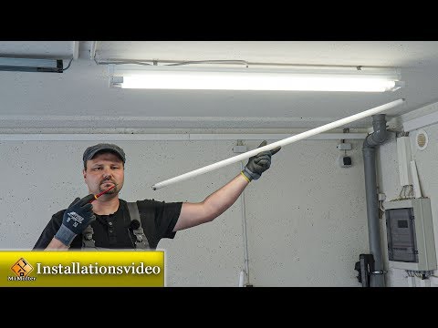 Conversion of T8 fluorescent lamp to LED tube