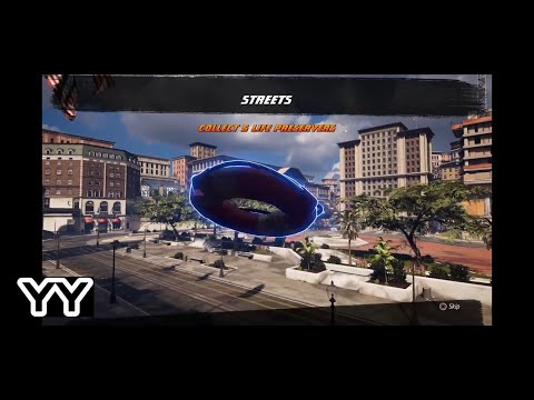 Collect 5 Life Preservers || Tony Hawk's Pro Skater 1+2 (THPS 1+2) || Streets - PS4 Gameplay