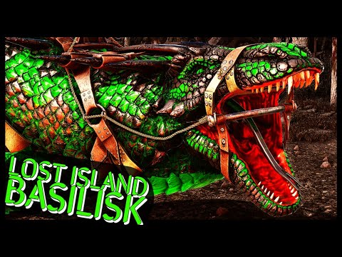 ARK LOST ISLAND BASILISK LOCATION | HOW TO TAME THEM