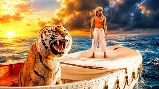 He Was Trapped at Sea With a Tiger for Months… | Movie Recap