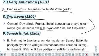 Eğitim Vadisi 11.Sınıf Tarih 8.Föy 18.Yüzyıldan 20.Yüzyıla Avrupa ve Osmanlı Devleti Konu Anlatım Videoları