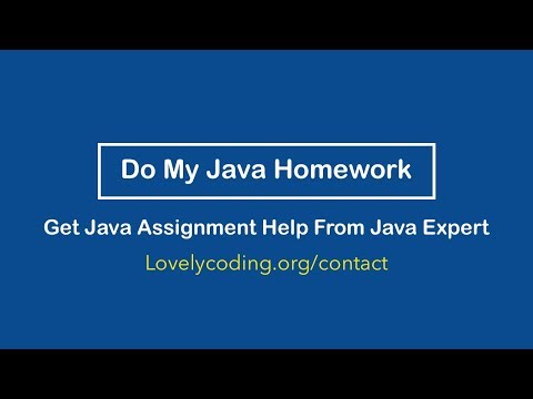 Do My Java Homework Get Java Programming Help Right Now
