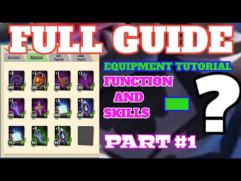 CLASH OF LEGENDS/CLASH OF ZOMBIES2||FULL GUIDE:EQUIPMENT TUTORIAL PART #1-ROCK GUARDIAN