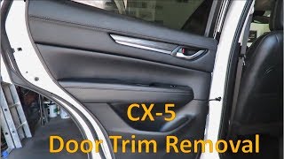 How to remove Mazda CX 5 door trim panel