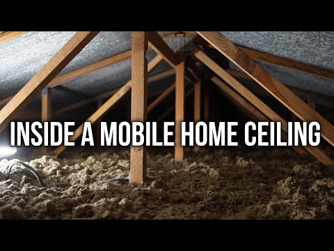 Watch this Before you Renovate a Mobile Home - Ceiling, Attic, and Roof
