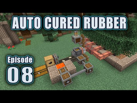 Sealed Mechanisms / Automatic Cured Rubber: Ep 8 - Minecraft Create Above and Beyond