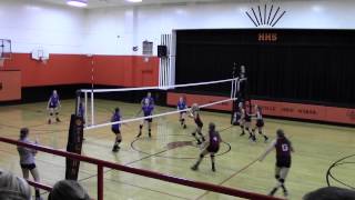preview picture of video '9/15/2014 Volleyball Robinson High School Freshman vs. Hutsonville - Set 2'