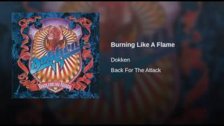 Burning like a flame