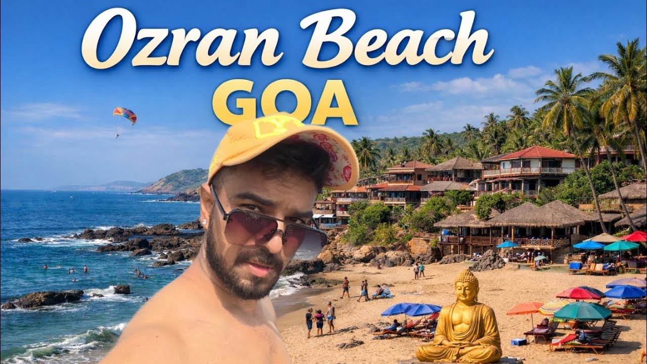Ozran Beach Goa |Hidden Treasure of North Goa|Ozran Beach| North Goa’s most Peaceful & Scenic Beach|