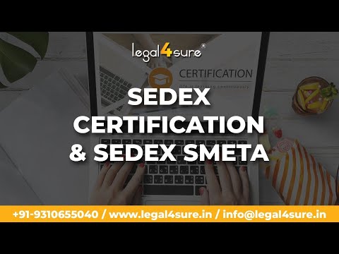Sedex wrap sa 8000 certification process, for manufacturing