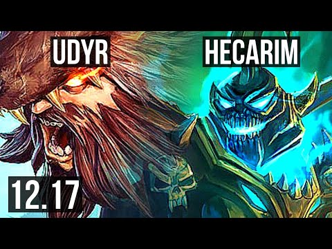 UDYR vs HECA (JNG) | 13/1/6, 1900+ games, 1.8M mastery, Legendary | EUW Grandmaster | 12.17