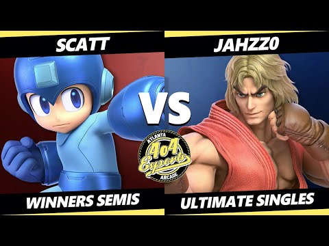4o4 Smash Night 19 Winners Semis - Scatt (Mega Man) Vs. Jahzz0 (Ken) - SSBU Ultimate Tournament