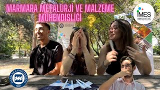 5 DAKİKADA MARMARA METALURJİ VE MALZEME MÜHENDİSLİĞİ !! MERAK EDİLENLER 🎉🫶