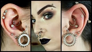 My 30 Piercings! Pain and Placement!