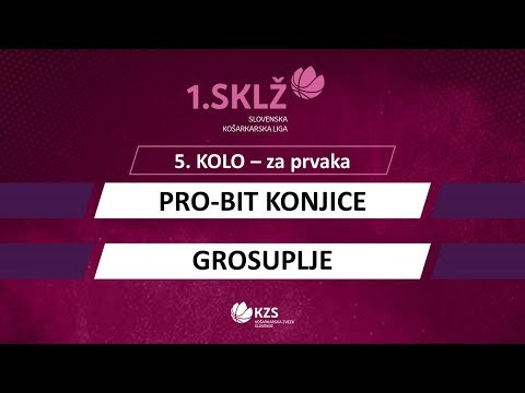 Pro-Bit Konjice : Grosuplje - 5. kolo, za prvaka - 1. Ž SKL - Sezona 2019/20 - 4/4