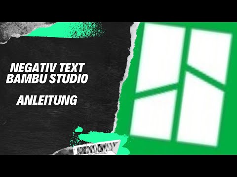 Bambu Studio Text im Bauteil Anleitung Deutsch