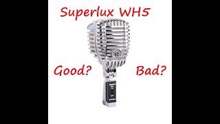 Video thumbnail for Superlux  WH5 Microphone  Test and Evaluation......it's UNIQUE! by DeadKoby