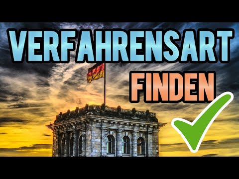 In 2 Schritten richtiges VERFAHREN finden in STAATSORGA!