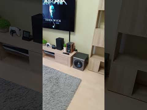 Edifier R1280 DBs + Edifier T5 🎶 #edifier #bookshelfspeaker #subwoofer #lgoledtv #music #speaker