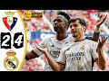 Osasuna 2-4 Real Madrid All Goals & Highlights | LaLiga 23/24 Vinicius on fire 🔥