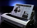 Canon Pro Squirt Bubble Jet Printers TV Ad Australia 1992