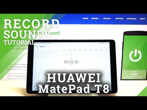 How to Record Sounds in HUAWEI MatePad T8 – Use Voice Recorder
