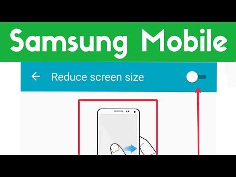 Samsung Mobile Reduce Screen Size One Handed Operation Settings in Galaxy Note 4