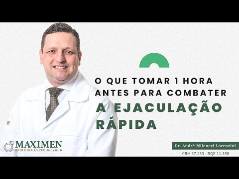 O que tomar uma hora antes da relação para combater a ejaculação precoce?