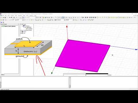 DESIGN OF A RECTANGULAR EDGE-FED  MICROSTRIP PATCH ANTENNA @ 2.4GHz.