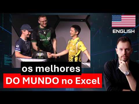 O PÓDIO, os melhores USUÁRIOS DE EXCEL DO MUNDO (DIARMUID, ANDREW, JEAN) | RACIOCÍNIO EM JOGO #003