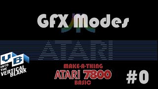 Atari 7800 Graphics Modes &amp; Max Sprites Tested